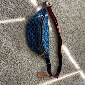 Coach- Denim Belt Bag